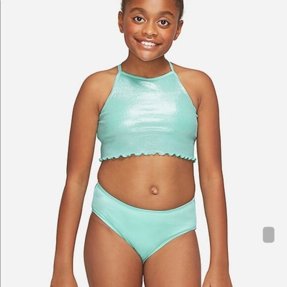 Justice Other - Blue 2 Pcs Justice Bikini Swimsuit Size 10 New